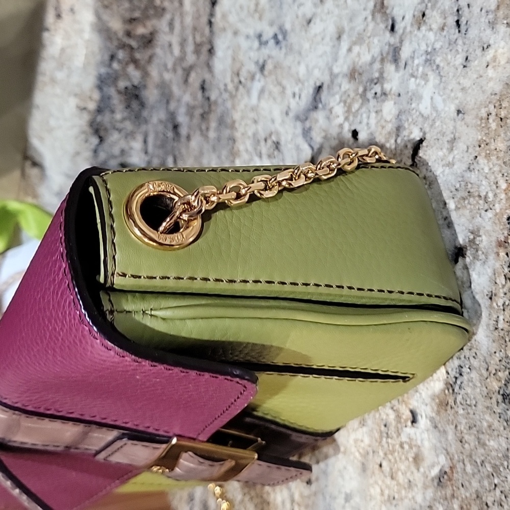 MCM EUC RARE LIMITED EDITION Colorblock Leather Crossbody Handbag - Picture 5 of 13
